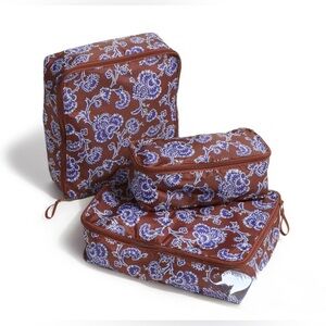 Vera Bradley Set of 3 Packing Cubes in Cotswolds